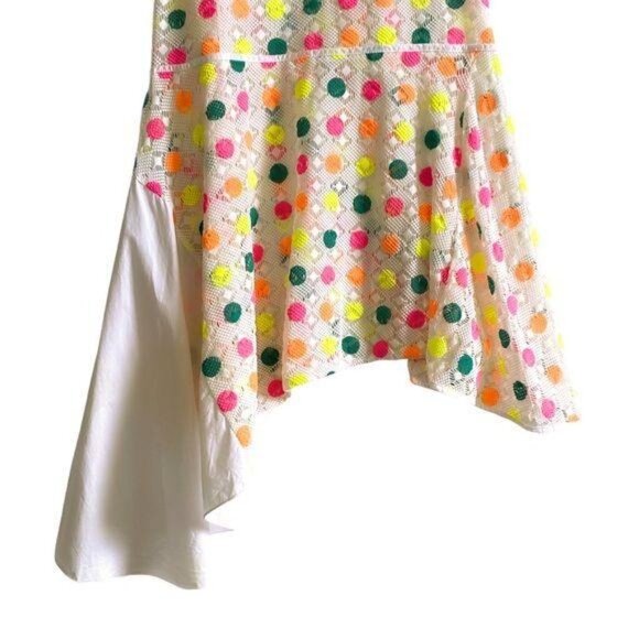 Ter et Bantine Multicolor Dot Knit Dress Cream 38 Made in Italy - Picture 12 of 16